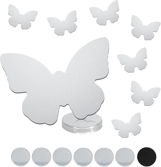 8-Pack Stainless Steel Tablecloth Weights Clips, Butterfly-Shaped Metal Pendants for Outdoor & Indoor Dining Tables