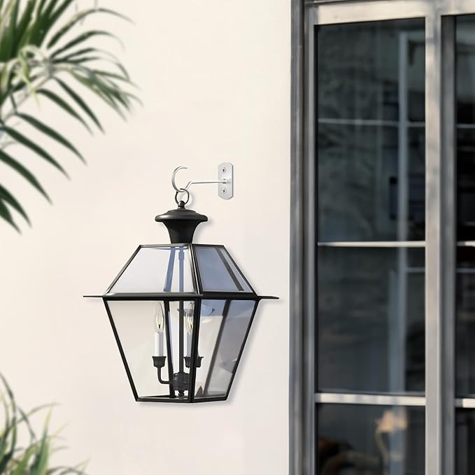 ASZUNE Metal Hanging Plant Hooks 6in 4Pack Decorative Wall Plant Hanger for Hanging Lanterns Bird Feeder Flower Basket Home Decor Indoor & Outdoor White