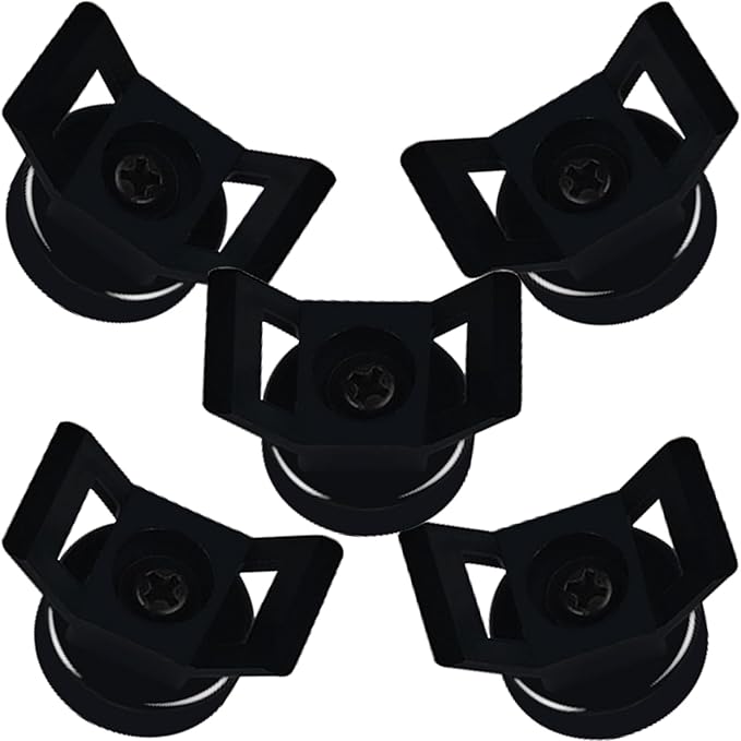 Magnet Zip Tie Mount Clips Magnetic Zip Ties Mount Holder 25LBS Strong Multipurpose Wire Cable Holder Mount Wire Clips Management for Home Office Marine Electrical Wiring (5 PCS)