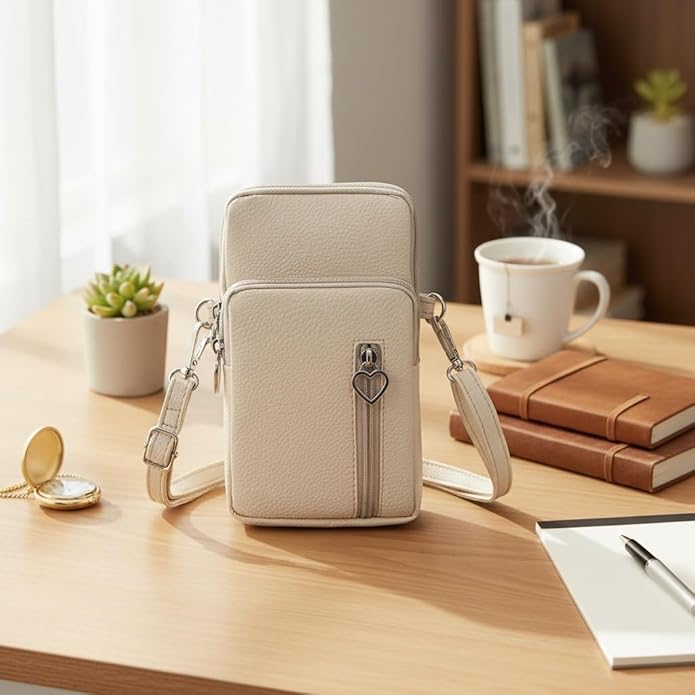 JANKS Small Crossbody Bag for Women - Mini Phone Purses with Crossbody Strap and Wallet - Nylon Arm Bag