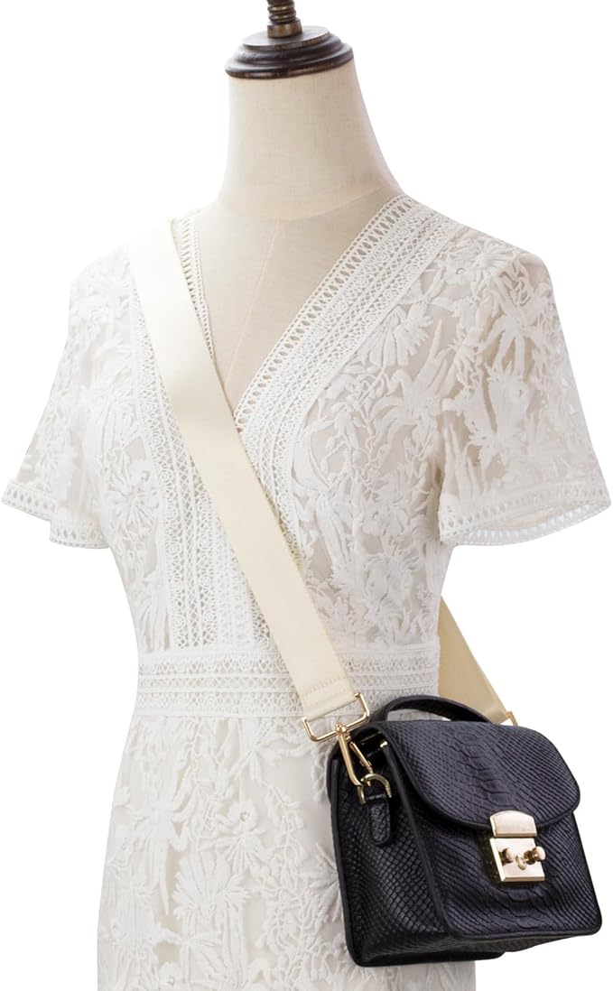 Allzedream Wide Purse Strap Replacement Crossbody Shoulder Bag Adjustable