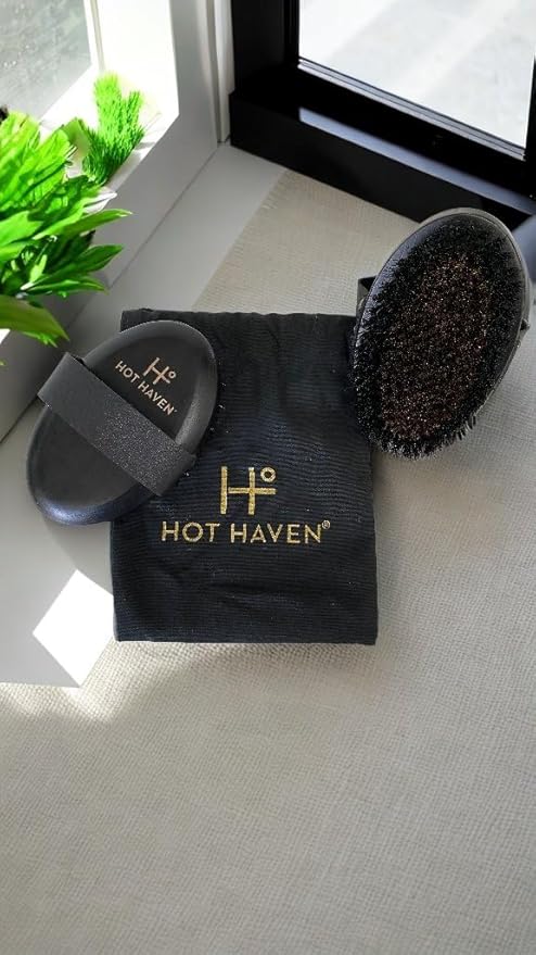 Ionic Copper Dry Brushing Body Brush for Lymphatic Drainage, Exfoliating Body Dry Brush for Radiant Skin, Dry Skin Brush for Cellulite, Blood Circulation Improvement, Reduce Stress