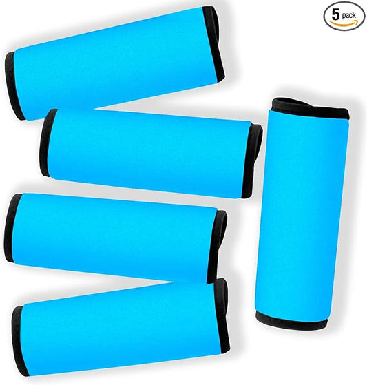 Gowraps Travel Tags for Luggage-Suitcase Tags Identifiers Peronalized Luggage Tags Neoprene Luggage Handle Wrap Travel Essentials for Flying/Airplane/Airport