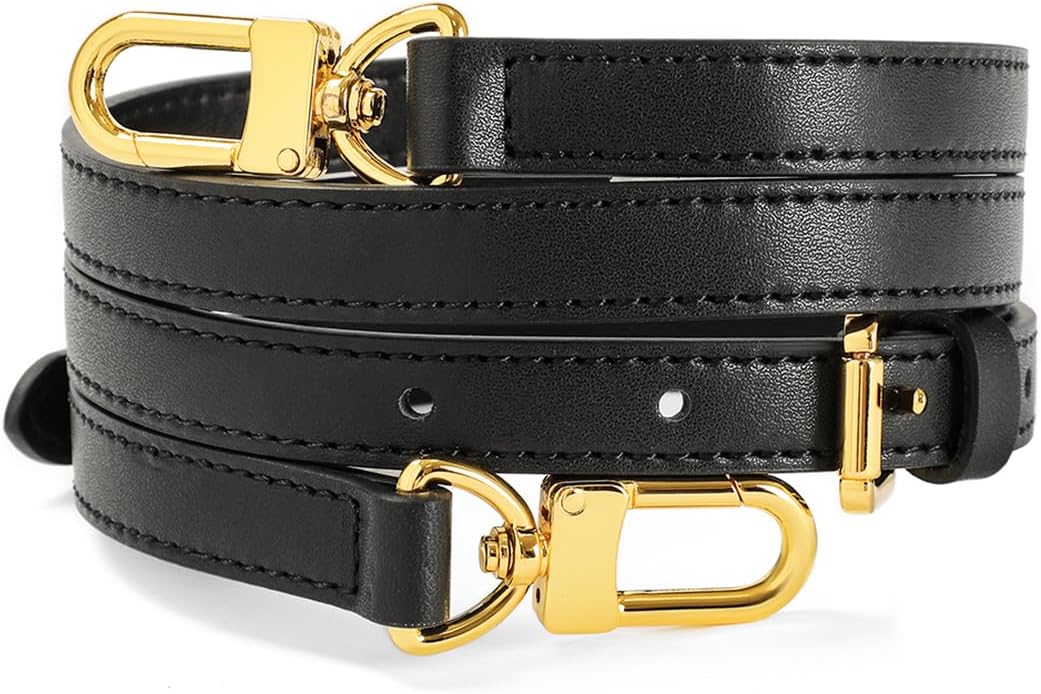 Vachetta Leather Adjustable Crossbody Strap for Leather Shoulder Strap Belt Replacement Suitable for L V Handbags