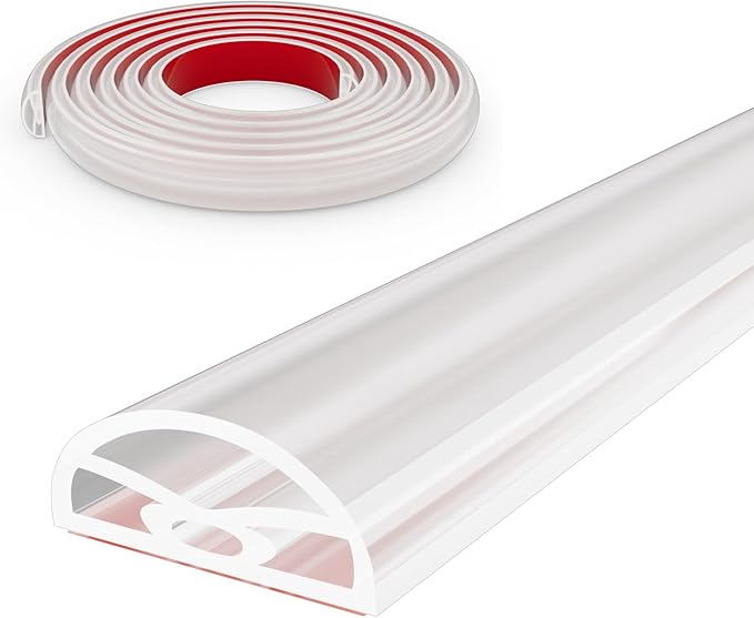 78" Transparent Shower Threshold Water Dam Stopper for Dry and Wet Separation, Self-Adhesive Collapsible Walk-in Shower Splash Guard Seal Strip, Silicone Sink Edge Water Barrier for Bathroom, Kitchen