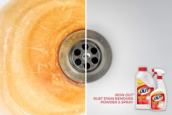 Iron Out Rust Stain Remover Spray Gel, 24 Fl. Oz., 3 Bottles