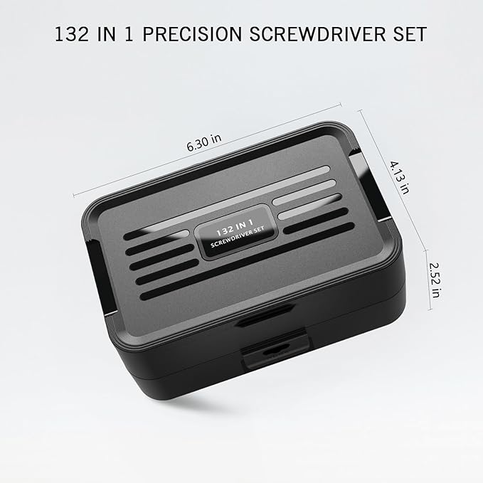 Mini Precision Screwdriver Set with Color-coded Identification, 132 in 1 Micro Magnetic Repair Tool Kits with Storage Box, 108 Bits,Small Manual Screw Driver Toolkits for iPhone/Mac/iPad/Table