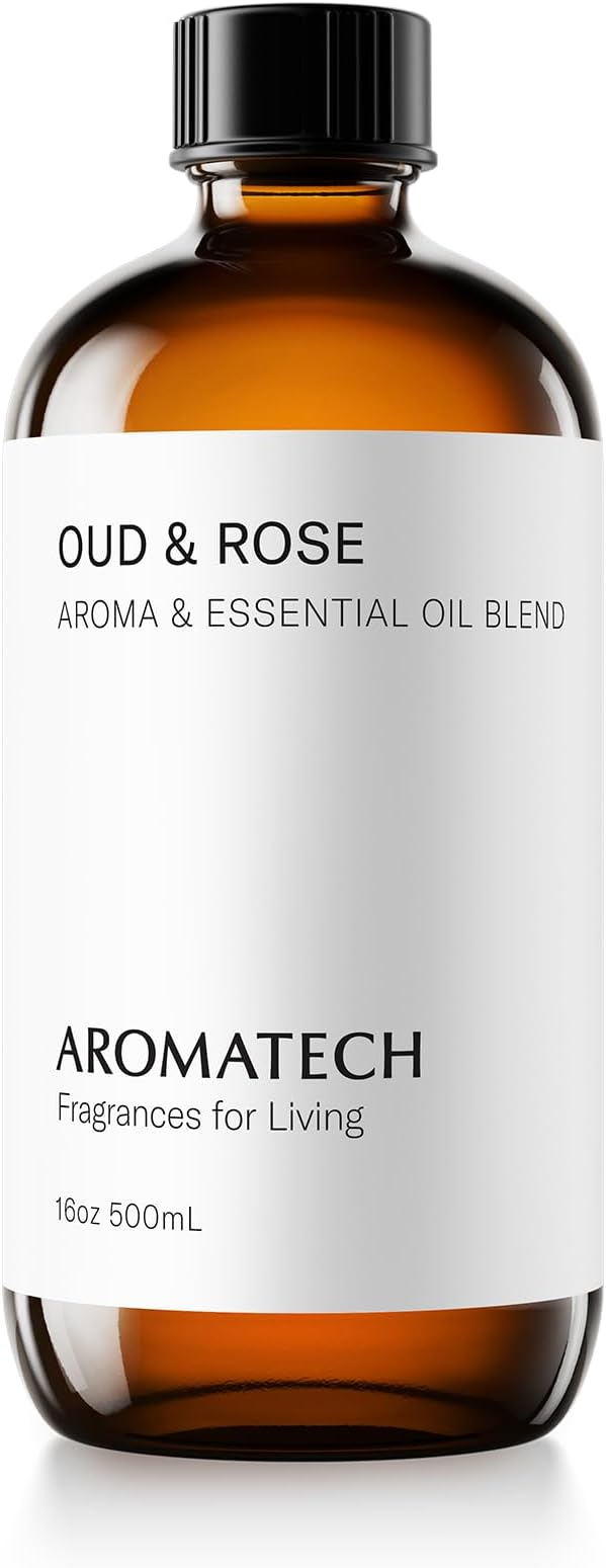 AromaTech Oud & Rose Aroma Oil for Scent Diffuser - 500 Milliliter