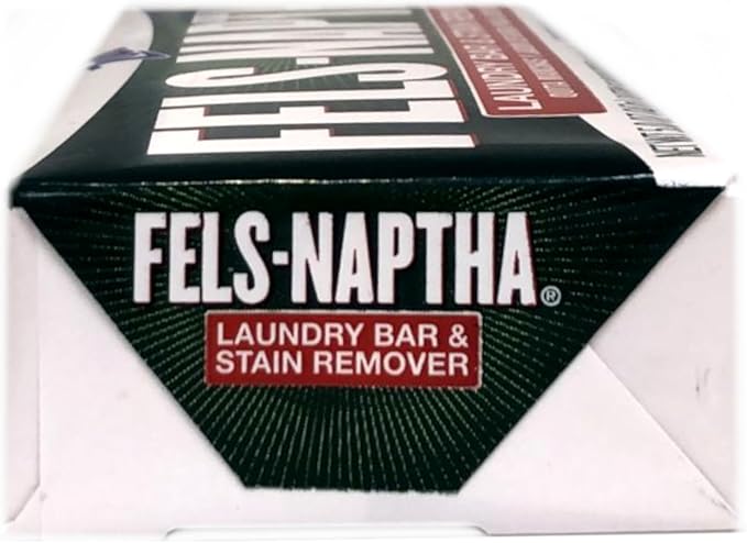 Fels Naptha Laundry Bar and Stain Remover, 5 Ounce Pack of 4