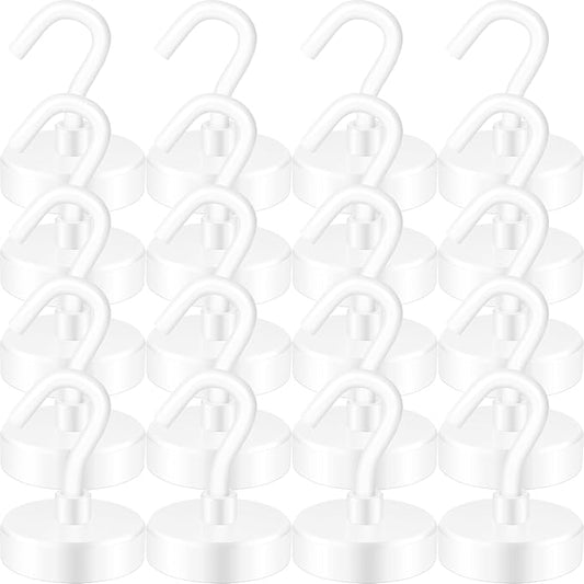 Neosmuk Magnetic Hooks, Cruise Ship Essentials, 26#,White