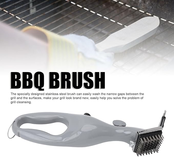 Barbeque Grill Steam Brush, Grill Cleaner Brush, BBQ Cleaning Brush for Outdoor Grill, Deep Cleansing Steam Cleaner Brush for Steel Cast Iron Ceramic Grills