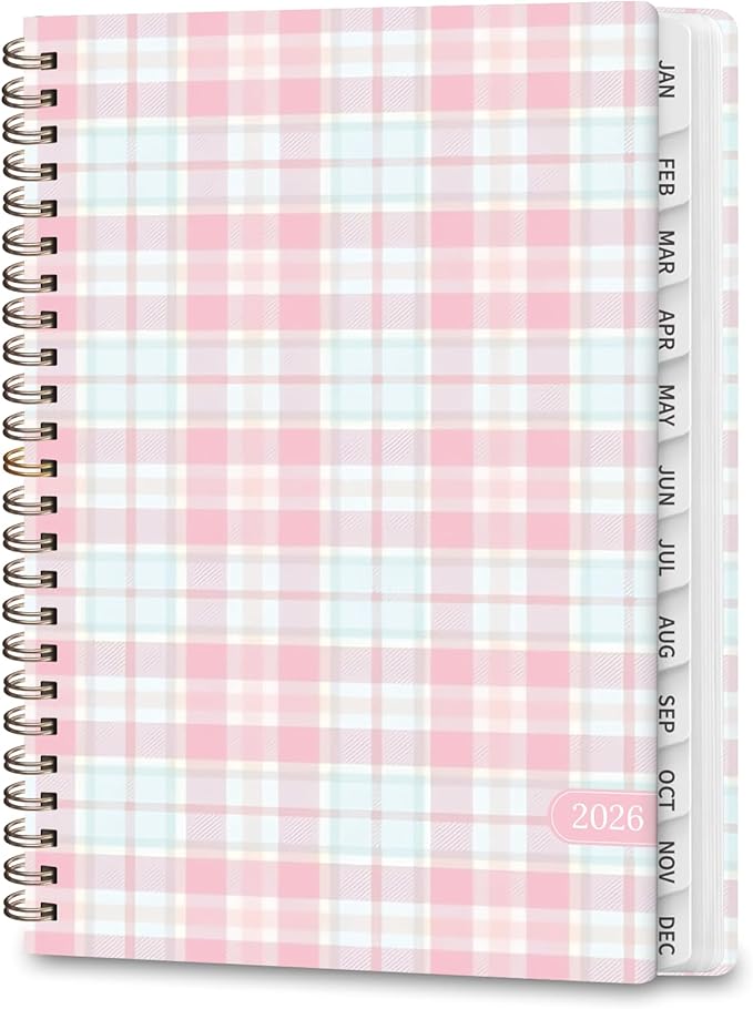 2026 Planner, Weekly and Monthly Calendar Academic Planner, Jan 2026 - Dec 2026, Planning Agenda Book for Desk Accessories and School Supplies - A5 (6.3'' x 8.5'')