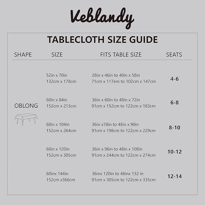 Textured Rectangle Tablecloth 60x120 inch Table Cloth Water Resistant Wrinkle Free Spill-Proof, Decorative Fabric Table Cover Washable for Banquet Parties Event Holiday Dinner, Light Grey