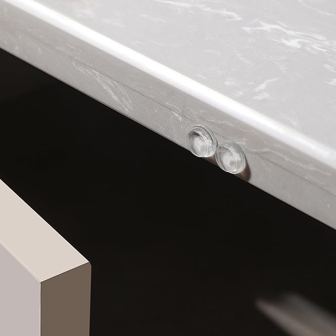 Cabinet Bumpers Soft Self-Adhesive Clear Rubber Bumper- Cabinet Door Dots Clear Stoppers Furniture Noise Reducing Silicone Rubber Pads Extremely Durable(182Pcs)