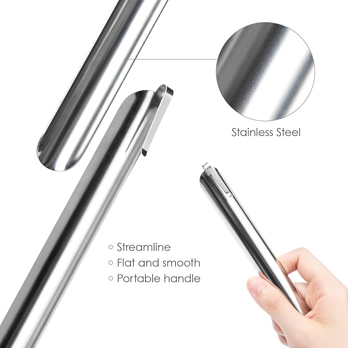Restaurant Crumb Sweepers, Restaurant Crumb Cleaner, High Quality Stainless Steel Crumb Scraper, Crumber Tool for Waiters, Waitresses and Servers (3 PACK, Silver)