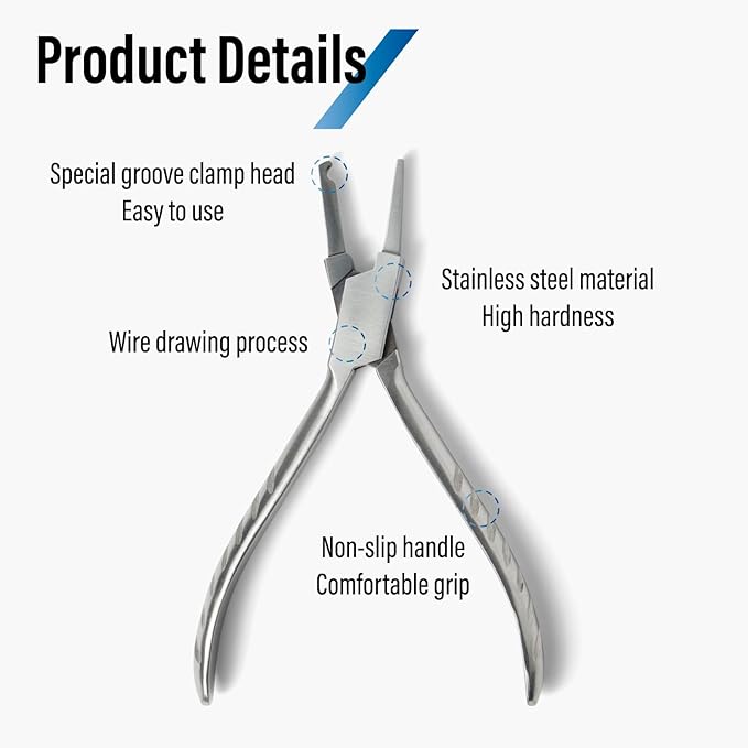 Eyeglasses Frame Pliers,Nose Pad Plier Optical Adjusting Eyeglasses Glasses 'Nose Pads Arm Pliers Eyeglass Repair Kit