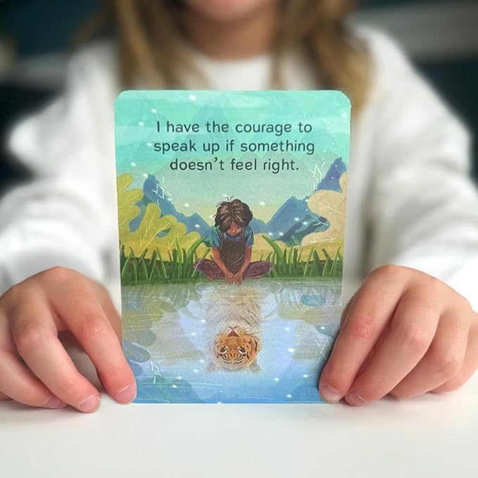 Big Life Journal Dream Affirmation Cards, 52 Beautifully Illustrated Cards Positive Mindful for Kids with Display Stand, Daily Inspiration for Self-Esteem, Positivity, Ideal Gifts for Teens & Teachers