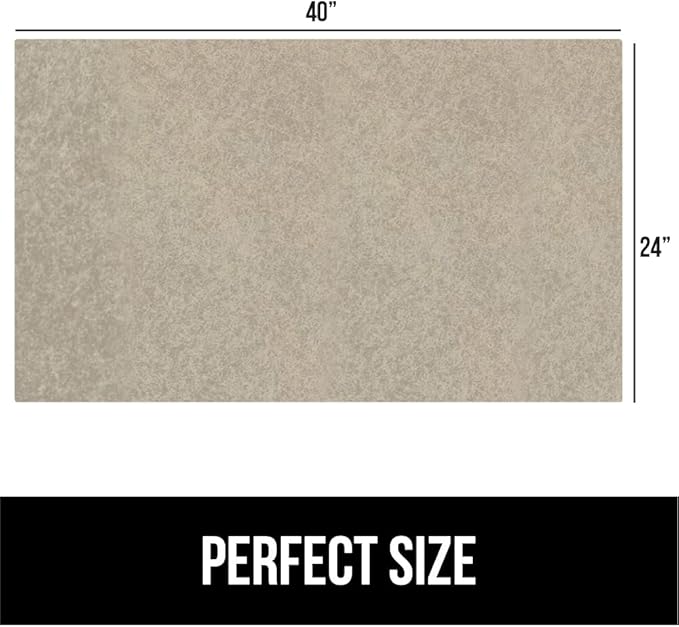 GORILLA GRIP LeakGuard Non-Adhesive Under Sink Mat for Kitchen Cabinet, 24x40, Waterproof Quick Dry Shelf Liner, Durable Absorbent Felt Mats for Bathroom Sinks, Cabinets, Dresser, Easy to Trim, Beige