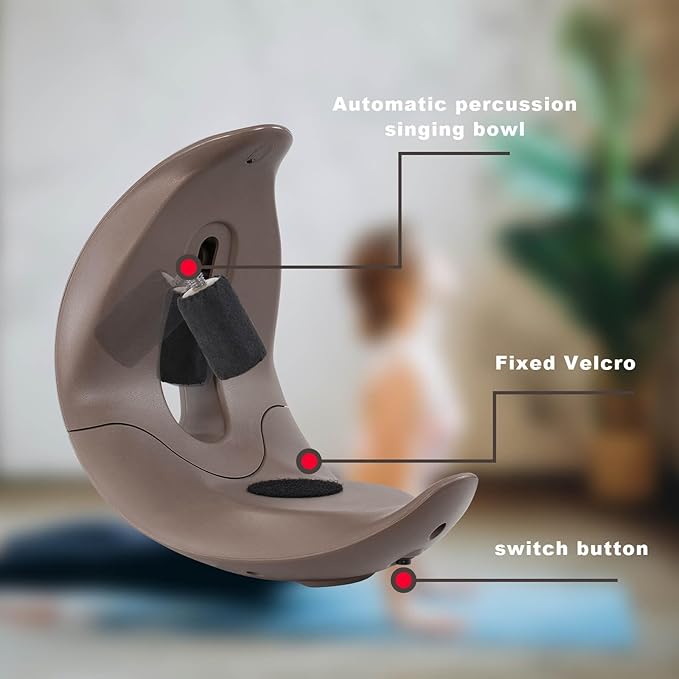 Automatic Singing Bowl for Meditation, Yoga, Mindfulness, Sleep and Energy Healing, Sound Therapy, Handmade in Nepal,Automatic Percussion (Automatic Singing Bowl Set)
