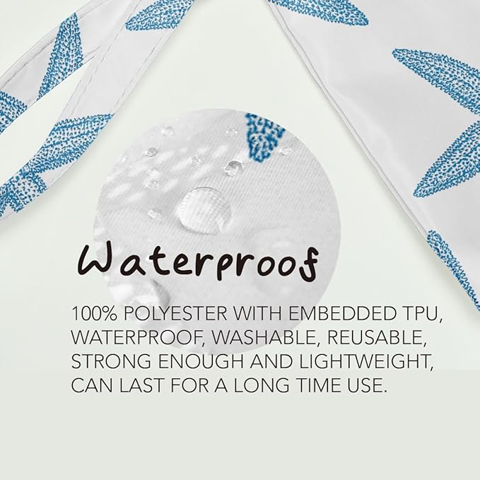 Fokongna Wet Bag, Travel Wet Dry Bag, Waterproof Beach Bags for Swimsuit, Beach, Pool, Diapers, Dirty Yoga/Gym Clothes, Zipper Pouch, for Women, Sisters, Friends, Ocean Sea Shells Makeup Bag