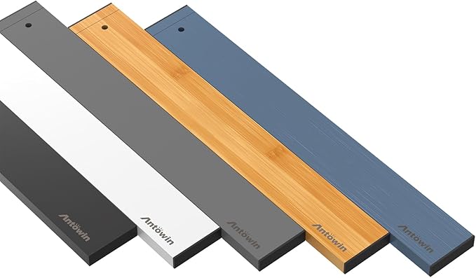 ANTOWIN Bamboo Drawer Dividers Organizers, Expandable Drawer Separators Splitter, 17-22 inches Long Adjustable Spring-loaded Organizer for Large Utensil, Clothes, Tools Drawers (White)