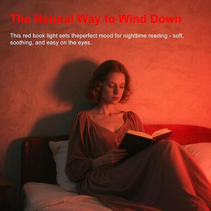 Red Light - No Blue Light Lamp - Modern LED Rechargeable Table Lamp - Rechargable Desk Lamp - Table Lamp for Whole House - Bedside Touch Lamp - No Flicker LED (630nm Red), Black