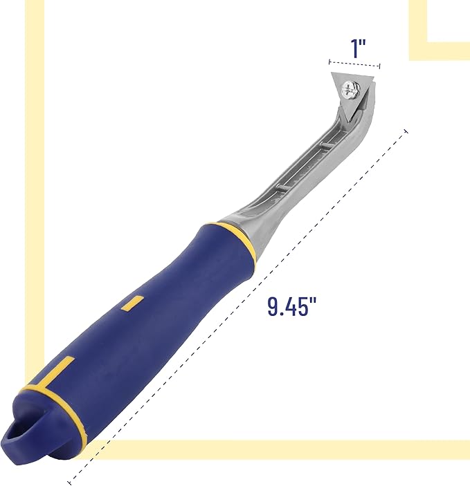 Bates- Carbide Scraper, 1-Inch, Three-Edged Tungsten Steel Blade, Paint Scraper Tool