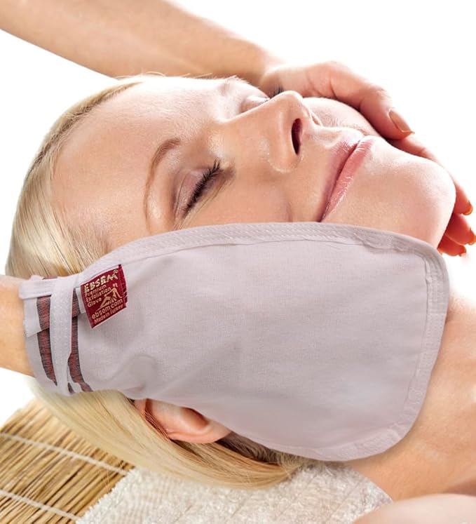 Turkish Bath Hamam Hammam Spa Exfoliator Peeling Glove Kese Mitt Exfoliating Gloves for face, body, arms, legs,feet (Grade 1 for Face (Finest Texture))