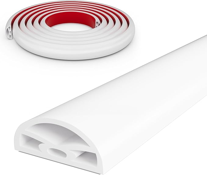 118" White Shower Threshold Water Dam Stopper for Dry and Wet Separation, Self-Adhesive Collapsible Walk-in Shower Splash Guard Seal Strip, Silicone Sink Edge Water Barrier for Bathroom and Kitchen