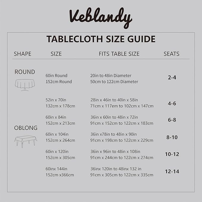 Veblandy Tablecloth Linen Textured Waterproof & Stain Resistant Table Cloth Wrinkle Free Decorative Fabric Farmhouse Table Cover for Dining/Party/Buffet/Wedding, 60 x 60 Inch, Red