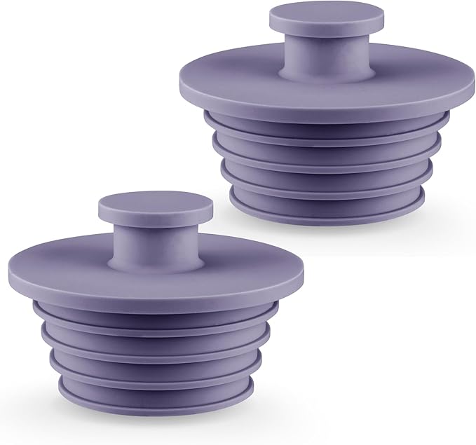 Bathtub Stopper 2pcs Sink Stopper Tub Plug Bathroom Shower Drain Plug Silicone Bathtub Drain Plug Tub Drain Stopper Washbasin Stopper