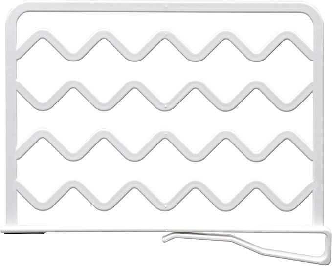 CY craft 8 PCS Shelf Divider, Thickened Wood Shelf Dividers, White Plastic Closet Shelf Separators Clothing Organizer Perfect for Bedroom Shelving Organization and Kitchen Cabinet Shelf Storage