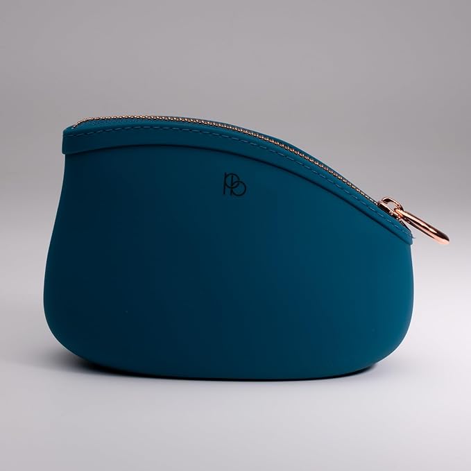 Small Makeup Bag by Pudinbag | The Premium Silicone Purse Bag | Vegan Hygenic Eco-friendly | Water and Heat Resistant