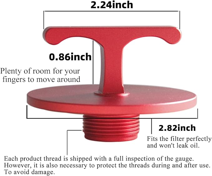 Aluminum Alloy Oil Filter Plug tool, for Dodge Ram 2500, 3500, 4500, 5500 Cummins Turbo Diesel 5.7L 5.9L 6.4L 6.7L MO285 05083285AA Oil Filter Cap Off Tool-car accessories-oil Filter Removal tool
