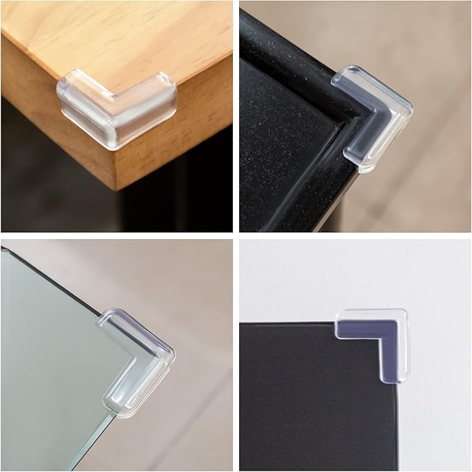 12pcs Table and Baby Corner Guards for Furniture, Corner Bumpers, Table Corner Protector for Baby