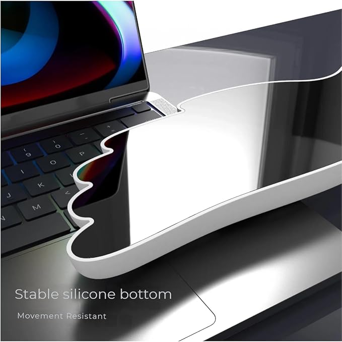 Angel Wing Wrist Rest Ergonomic Memory Foam Wrist Rest for Computer Keyboard Mouse Set, Cute Gaming Keyboard Cushion Hand Support PU Leather Surface Anti-Slip Waterproof White Angle Wing with Cup Mat