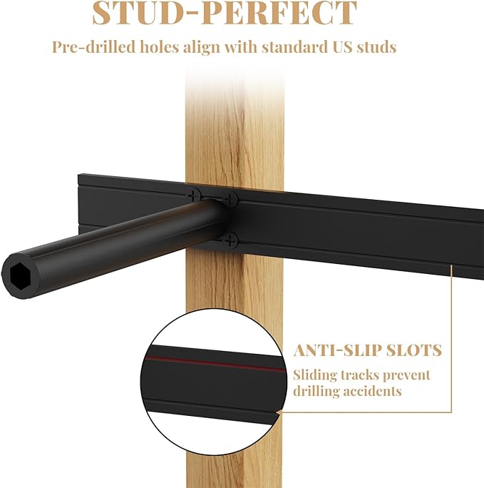 Floating Shelf Bracket Heavy Duty Shelving Brackets, Decorative Floating Shelf Hardware Black, Hidden Metal Shelf Support Bracket Heavy Duty Floating Mantel Bracket (53X6X1.2-Starter Jig)