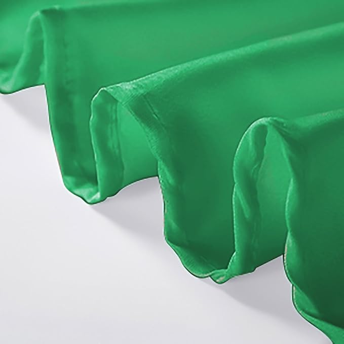 Cupuamon Rectangle Tablecloth 60x120 inch Washable Polyester Fabric Table Cloth for Wedding Party Dining Banquet Decoration (60x120, Emerald)