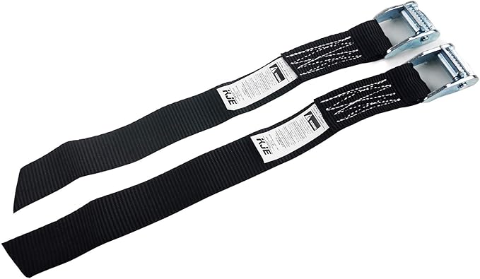 1500 lbs 1" x 4' Tie Down Straps, 2 Pack Adjustable Lashing Straps Ratchet Straps Heavy Duty Ratchet Tie Down Straps Cargo Straps with Cam Buckle Suitable for Carrying Various Cargo or Luggage