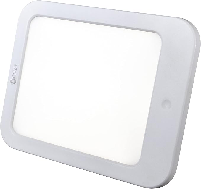 OttLite ClearSun LED Light Therapy Lamp – Depression Light to Improve Mood, Sleep & Winter Blues, UV Free Safe Light, 3 Intensity Levels, Touch Activated Controls