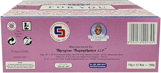 for You Incense Sticks and Incense Stick Holder Bundle Insence Insense Satya Incense