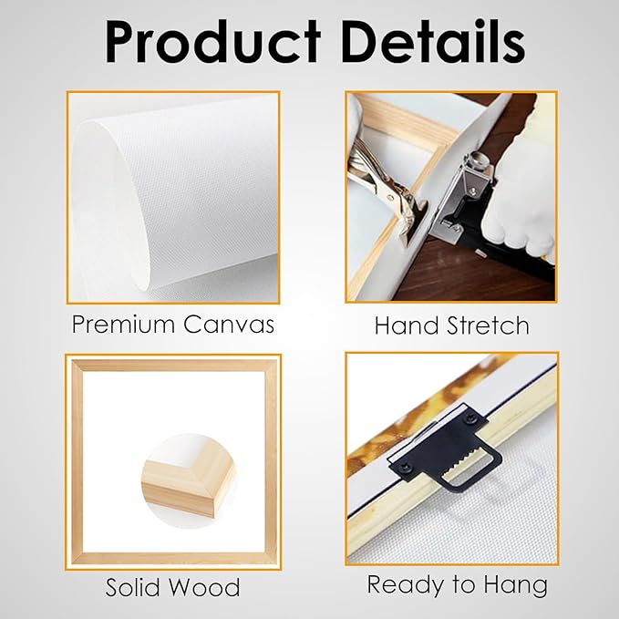 GLOKAKA Zen Stone Wall Art Black and White Yoga Spa Relaxing Meditation Canvas Print Artwork Stones in Water Picture for Bathroom Living Room Bedroom Wall Decorations