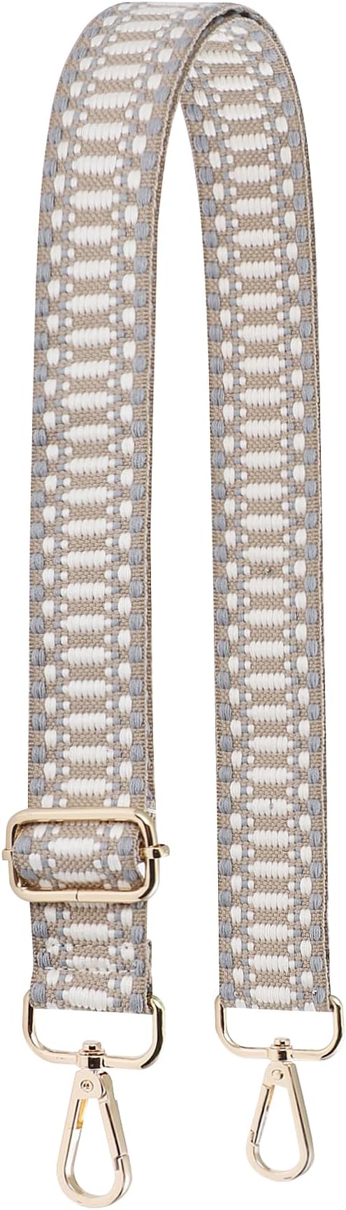S-Jacorry Purse Strap Replacement Crossbody Wide Shoulder Strap Adjustable Canvas Straps Handbag Strap Replacement Belts