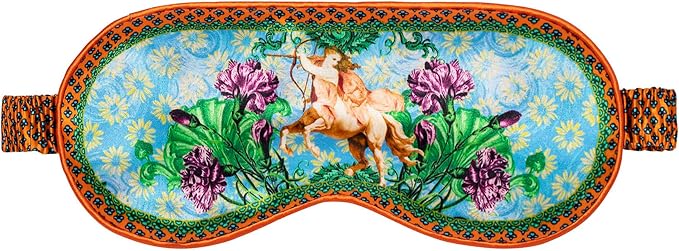 slip Pure Silk Sleep Mask - 100% Pure 22 Momme Mulberry Silk Eye Mask - Comfortable Sleeping Mask with Elastic Band, Zodiac Collection: Sagittarius