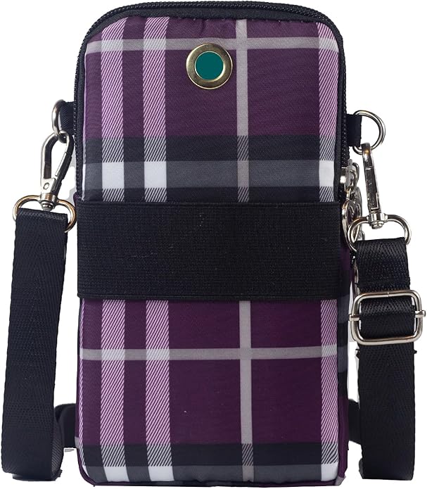 JANKS Small Crossbody Bag for Women - Mini Phone Purses with Crossbody Strap and Wallet - Nylon Arm Bag