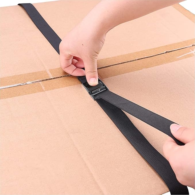 4pcs Lashing Straps 59"x1" Tie Down Straps with Adjustable Heavy Duty Cam Buckles for Kayak, Cargo, Luggage, Cinch, Canoe, Bicycles, Motorcycles, TruckSecure Straps （Sky Blue）