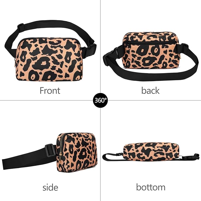 VOROLO Fanny Pack For Women And Men Crossbody Bag Belt Bag with Adjustable Strap Graduation Gifts