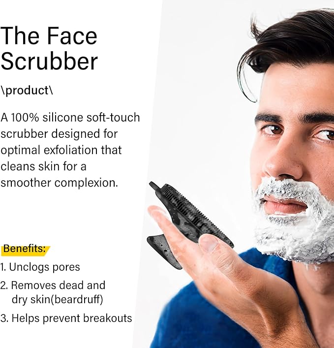 2 Pack Face Scrubber,Silicone Facial Cleansing Brush for Men & Women,Reusable Gentle Facial Waterproof Cleansing Skin Brush Exfoliating Scrubber for Sensitive Skin (Black/Pink)