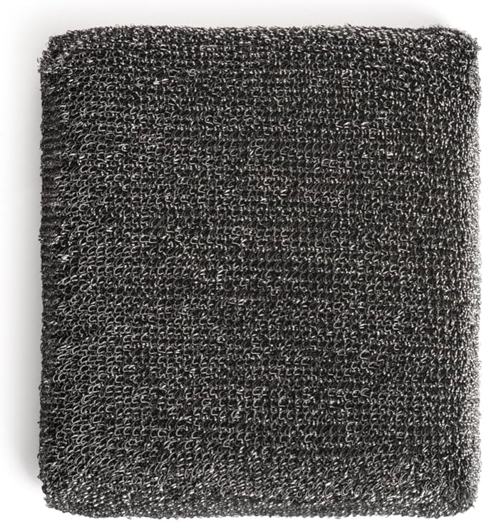 BBQ-AID 2-Pack Bristle Free Grill Brush Replacement Heads – Stainless Steel Poly Mesh Blend, No-Scratch Grill Cleaner Refills for BBQ Grill Brush and Scraper, Safe for All Grill Types