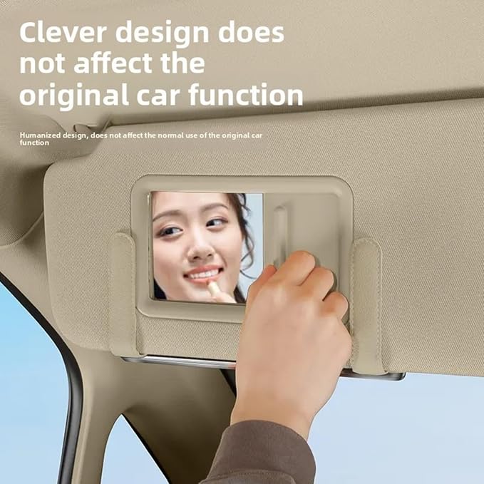 Leather car Tissue Holder for car Interior, Multi-Function car Visor Tissue Holder, Armrest & Back Seat Tissue Box for car, car Kleenex Holder (Beige Flat)